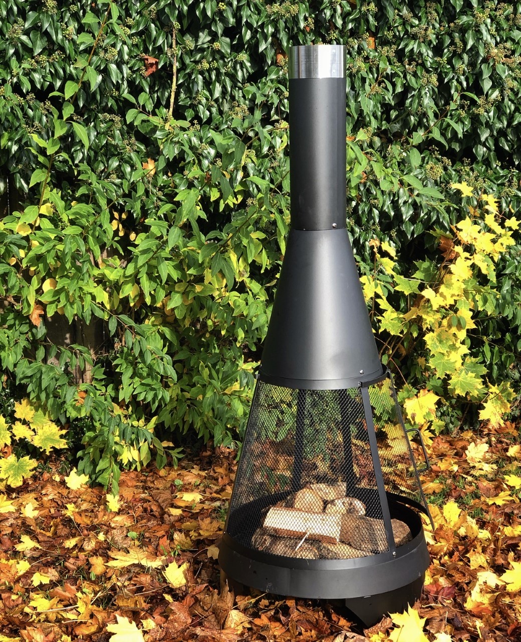 La Hacienda Mesh Colorado Medium Steel Chimenea – Birstall Garden Centre