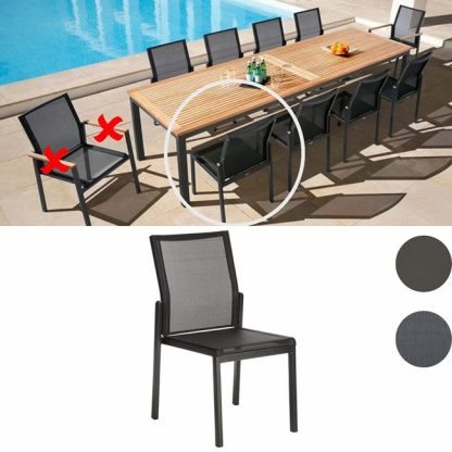 Barlow Tyrie "Aura" 4 Seater 90cm Square Dining Table Set - Image 4
