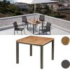 Barlow Tyrie "Aura" 4 Seater 90cm Square Dining Table Set - Image 3